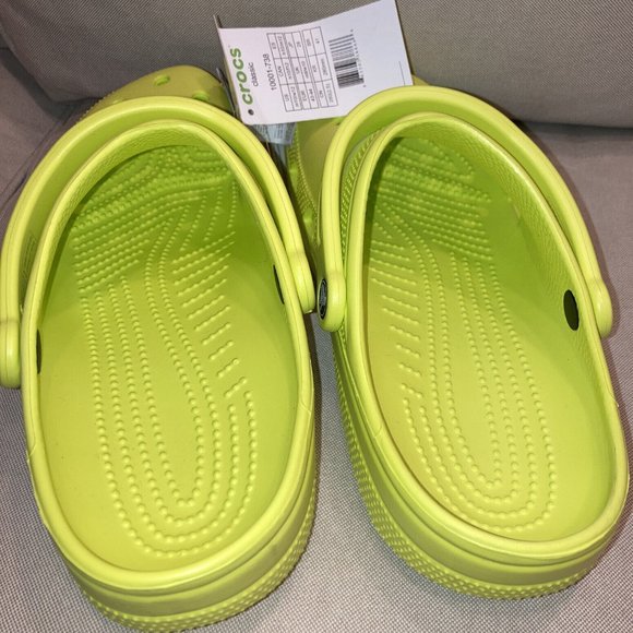 Crocs Classic Clogs Citrus Yellow 10001-738 Mens Sz 17